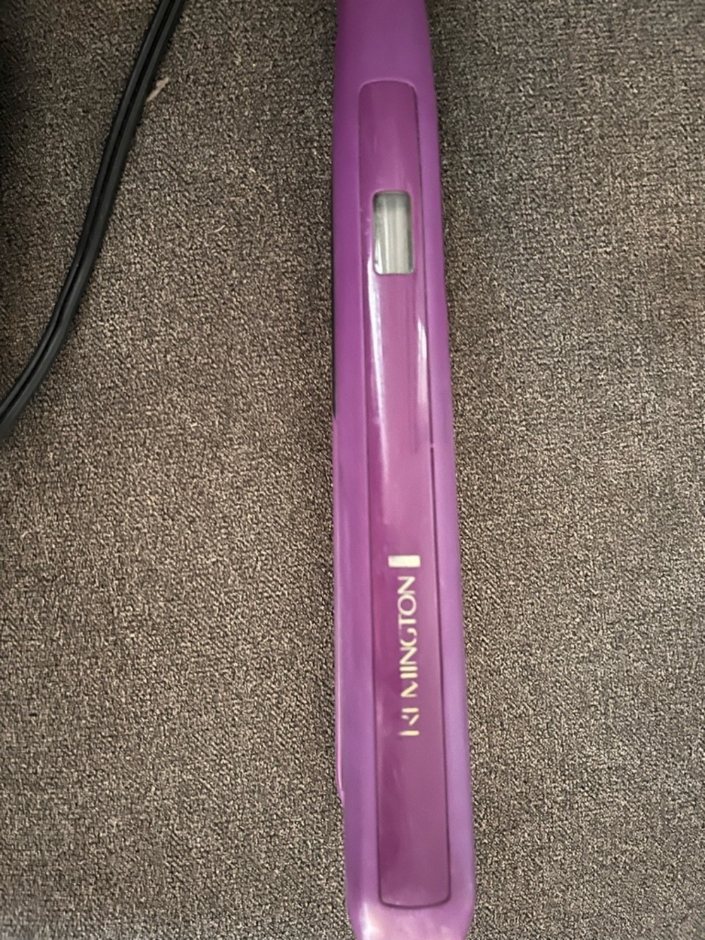 Remington Purple Flat Iron with Gold Logo